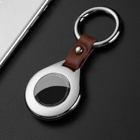 Anti-lost Tracker Positioning Alloy Protective Case For AirTag(White) - Other by buy2fix | Online Shopping UK | buy2fix