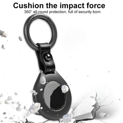Anti-lost Tracker Positioning Alloy Protective Case For AirTag(Black) - Other by buy2fix | Online Shopping UK | buy2fix