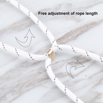 For iPhone 16 Wheat Straw TPU Shockproof Phone Case with Neck Lanyard(Yellow) by buy2fix