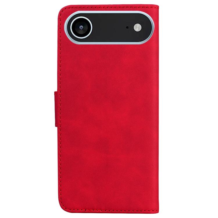 For iPhone Air Skin Feel Pure Color Flip Leather Phone Case(Red) - iPhone Air Cases by buy2fix | Online Shopping UK | buy2fix
