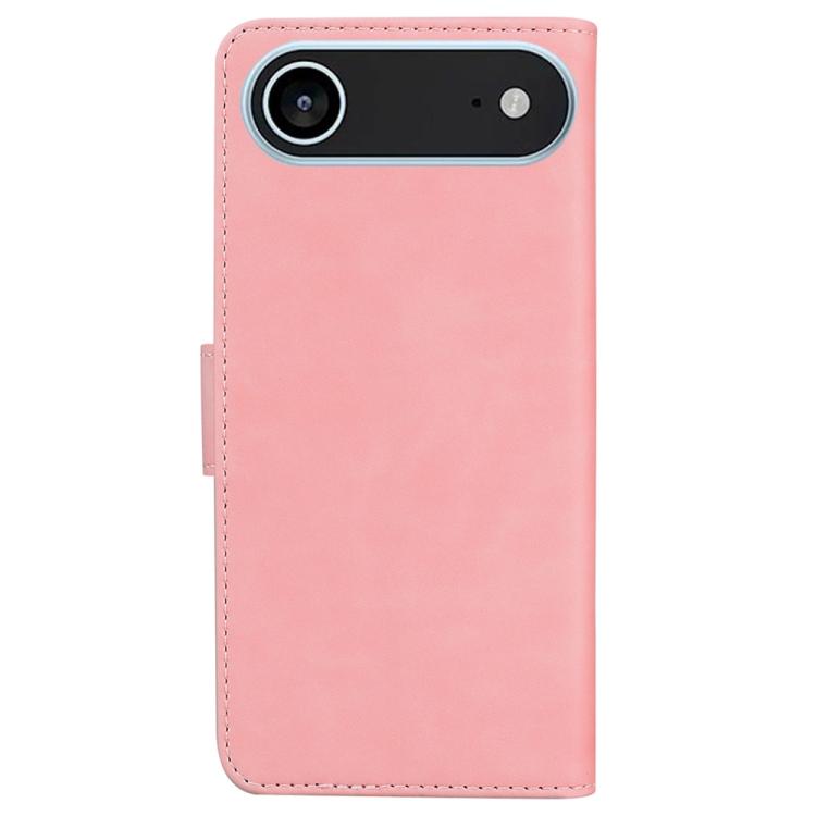 For iPhone Air Skin Feel Pure Color Flip Leather Phone Case(Pink) - iPhone Air Cases by buy2fix | Online Shopping UK | buy2fix