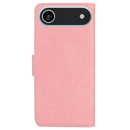 For iPhone Air Skin Feel Pure Color Flip Leather Phone Case(Pink) - iPhone Air Cases by buy2fix | Online Shopping UK | buy2fix