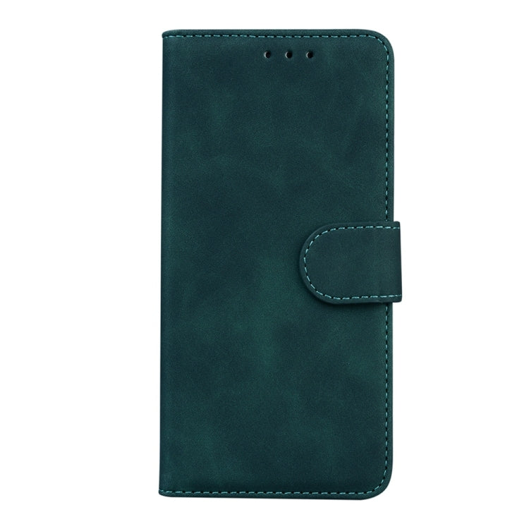 For Motorola Edge 2024 Skin Feel Pure Color Flip Leather Phone Case(Green) by buy2fix