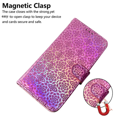For iPhone 16e Colorful Magnetic Buckle Leather Phone Case(Pink) by buy2fix