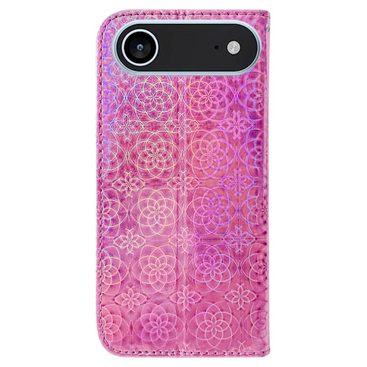For iPhone Air Colorful Magnetic Buckle Leather Phone Case(Pink) - iPhone Air Cases by buy2fix | Online Shopping UK | buy2fix