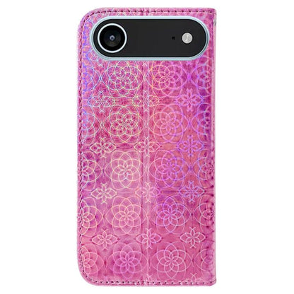 For iPhone Air Colorful Magnetic Buckle Leather Phone Case(Pink) - iPhone Air Cases by buy2fix | Online Shopping UK | buy2fix