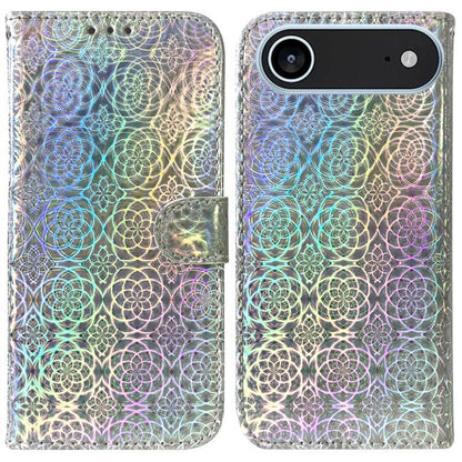 For iPhone Air Colorful Magnetic Buckle Leather Phone Case(Silver) - iPhone Air Cases by buy2fix | Online Shopping UK | buy2fix