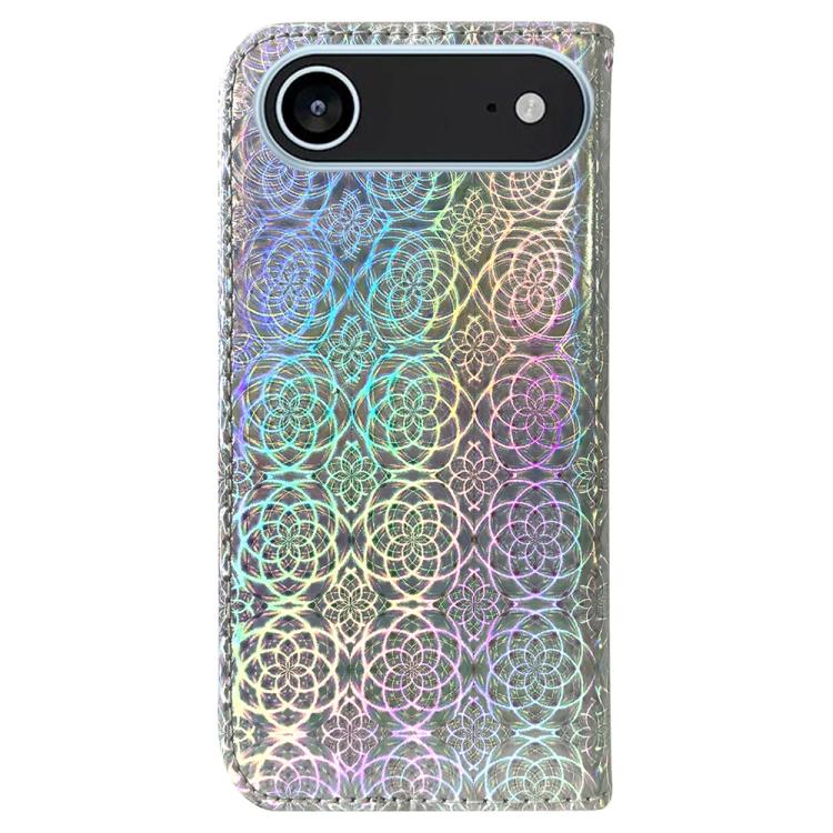 For iPhone Air Colorful Magnetic Buckle Leather Phone Case(Silver) - iPhone Air Cases by buy2fix | Online Shopping UK | buy2fix