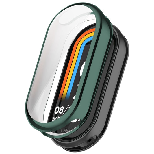 For Xiaomi Mi Band 8 / 9 Ceramic / 10 Ceramic Full Coverage TPU Electroplating Watch Protective Cover(Green) - Watch Cases by buy2fix | Online Shopping UK | buy2fix