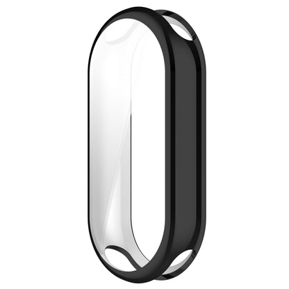 For Xiaomi Mi Band 8 / 9 Ceramic / 10 Ceramic Full Coverage TPU Electroplating Watch Protective Cover(Black) - Watch Cases by buy2fix | Online Shopping UK | buy2fix