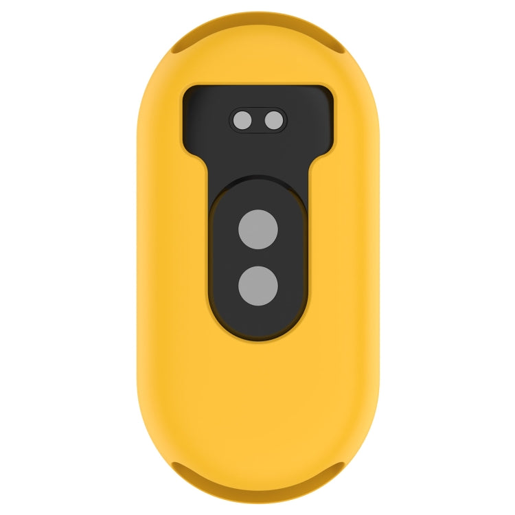 For Xiaomi Mi Band 8 Pure Color Silicone Watch Protective Case(Yellow) - Watch Cases by buy2fix | Online Shopping UK | buy2fix