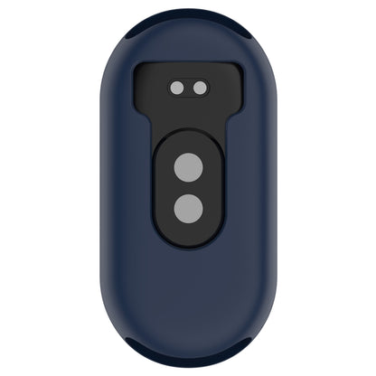 For Xiaomi Mi Band 8 Pure Color Silicone Watch Protective Case(Midnight Blue) - Watch Cases by buy2fix | Online Shopping UK | buy2fix