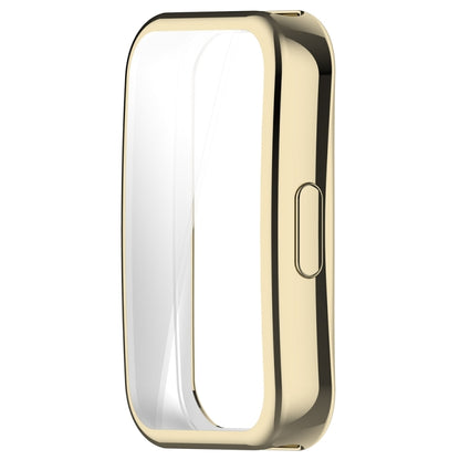For Huawei Band 10 / 9 / 8 Full Coverage TPU Electroplating Watch Protective Case(Light Gold) by buy2fix