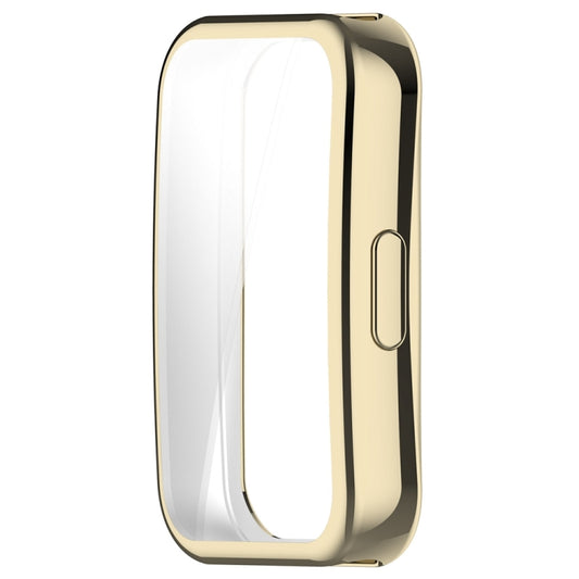 For Huawei Band 10 / 9 / 8 Full Coverage TPU Electroplating Watch Protective Case(Light Gold) by buy2fix
