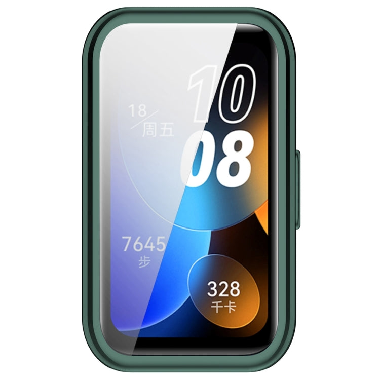 For Huawei Band 10 / 9 / 8 Full Coverage TPU Electroplating Watch Protective Case(Green) by buy2fix