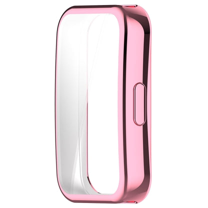 For Huawei Band 10 / 9 / 8 Full Coverage TPU Electroplating Watch Protective Case(Pink) by buy2fix
