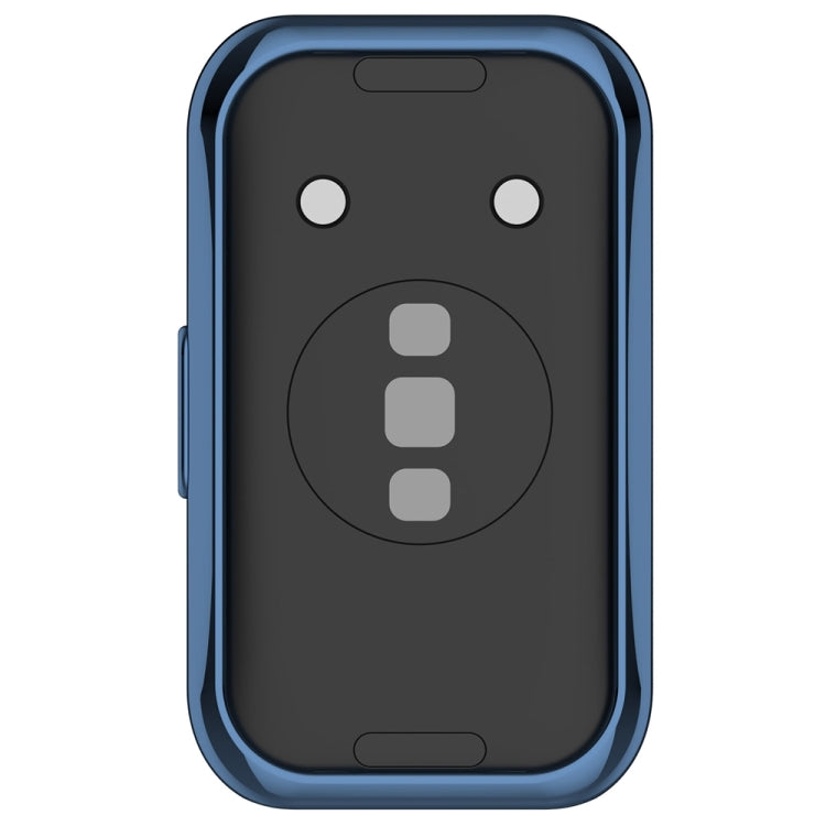 For Huawei Band 10 / 9 / 8 Full Coverage TPU Electroplating Watch Protective Case(Blue) by buy2fix