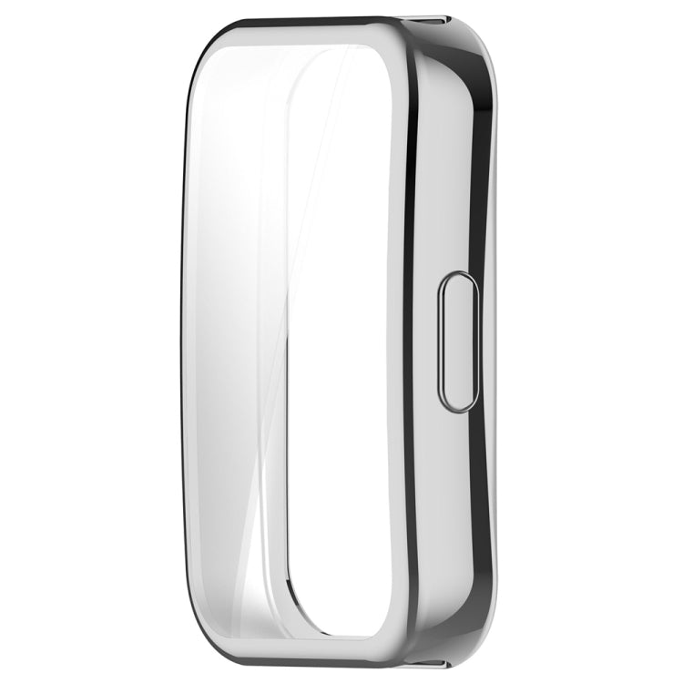For Huawei Band 10 / 9 / 8 Full Coverage TPU Electroplating Watch Protective Case(Silver) by buy2fix