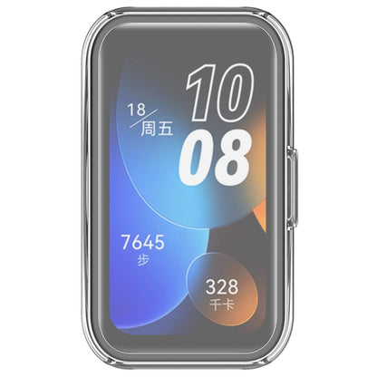 For Huawei Band 10 / 9 / 8 Full Coverage TPU Electroplating Watch Protective Case(Transparent) by buy2fix