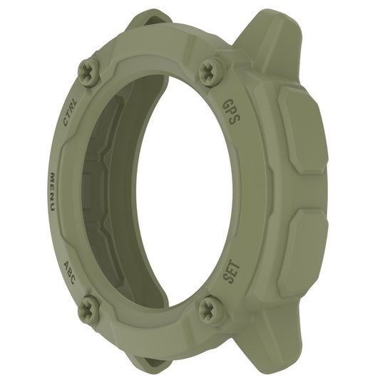 For Garmin Instinct 2X Armor Hollow Watch Protective Case(Green) - Watch Cases by buy2fix | Online Shopping UK | buy2fix