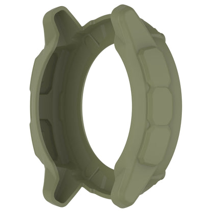 For Garmin Instinct 2X Armor Hollow Watch Protective Case(Green) - Watch Cases by buy2fix | Online Shopping UK | buy2fix