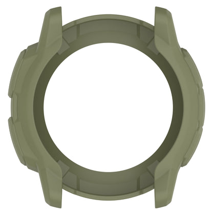 For Garmin Instinct 2X Armor Hollow Watch Protective Case(Green) - Watch Cases by buy2fix | Online Shopping UK | buy2fix