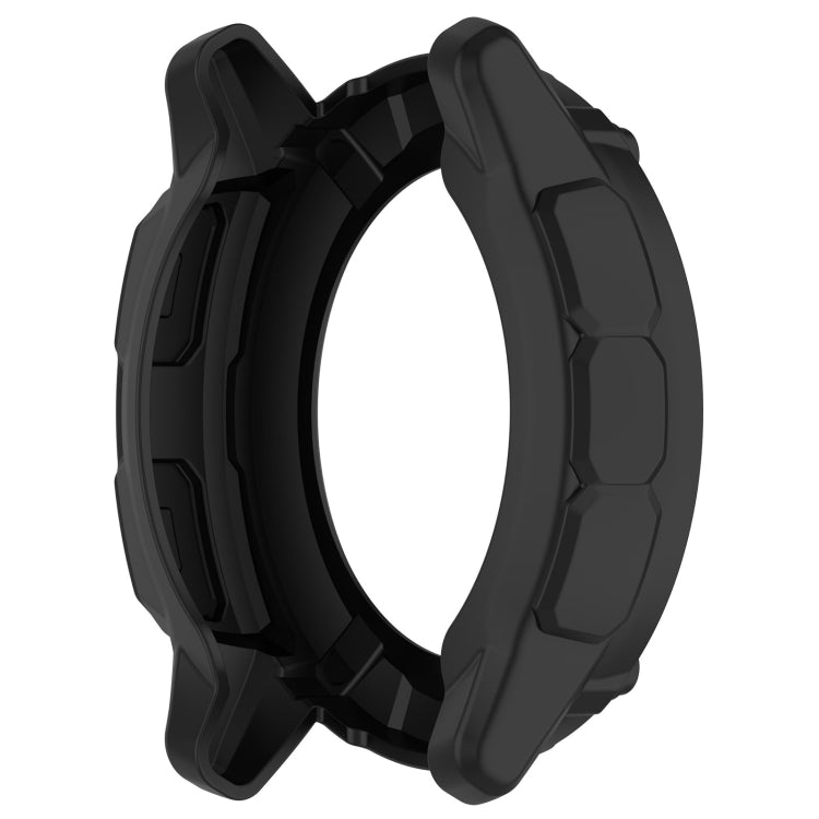 For Garmin Instinct 2X Armor Hollow Watch Protective Case(Black) - Watch Cases by buy2fix | Online Shopping UK | buy2fix