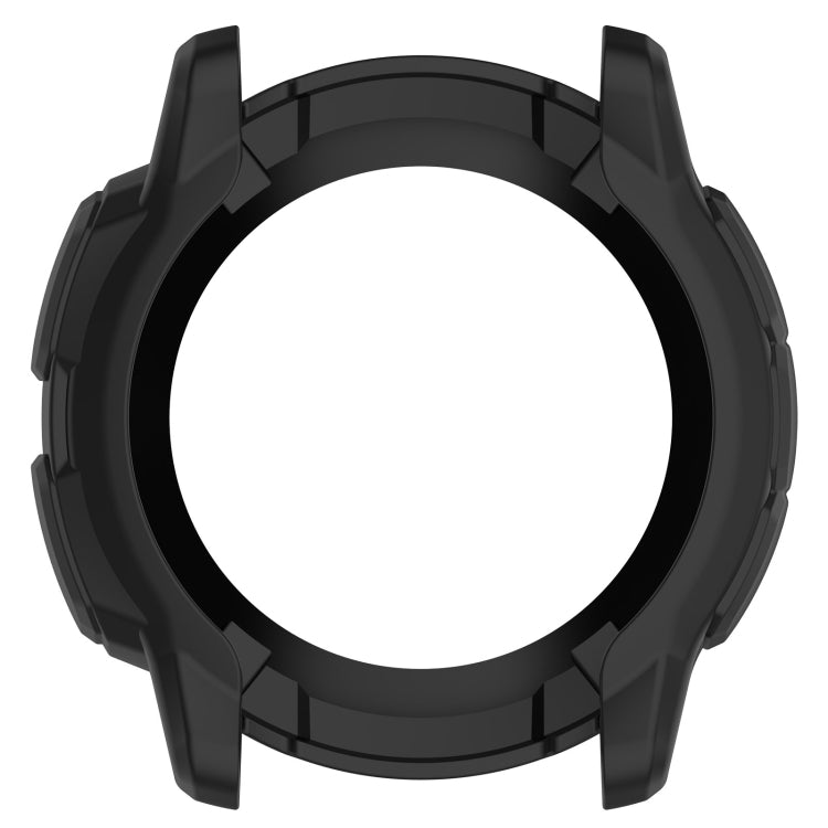 For Garmin Instinct 2X Armor Hollow Watch Protective Case(Black) - Watch Cases by buy2fix | Online Shopping UK | buy2fix