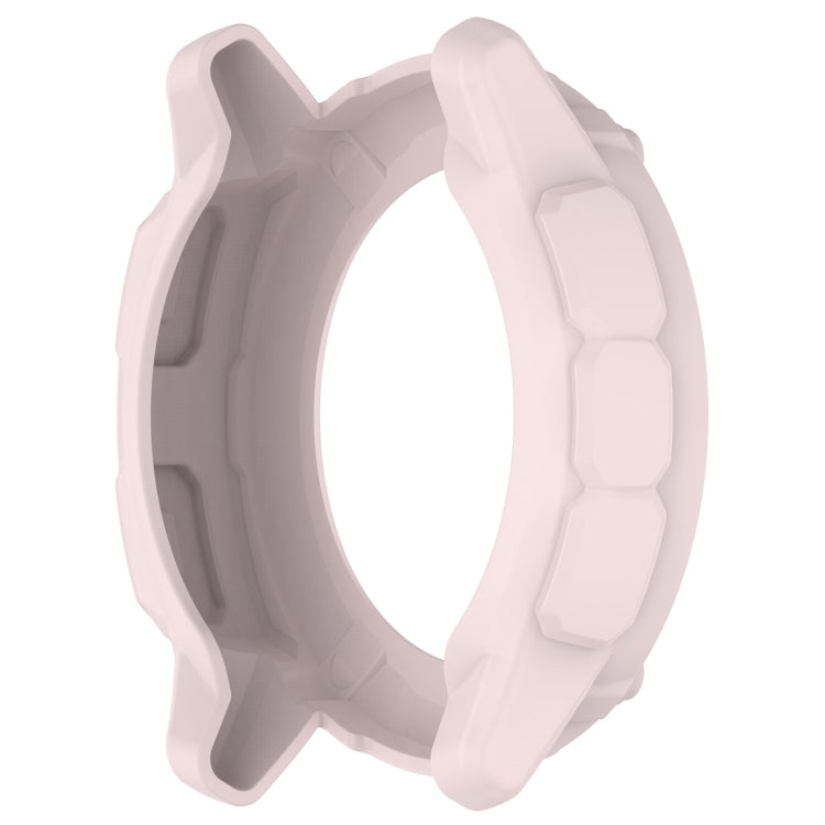 For Garmin Instinct 2X Armor Hollow Watch Protective Case(Light Pink) - Watch Cases by buy2fix | Online Shopping UK | buy2fix
