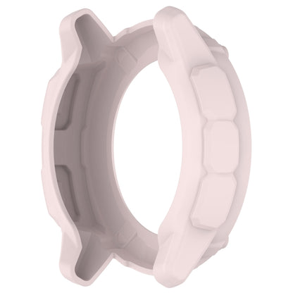 For Garmin Instinct 2X Armor Hollow Watch Protective Case(Light Pink) - Watch Cases by buy2fix | Online Shopping UK | buy2fix