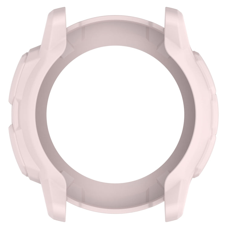 For Garmin Instinct 2X Armor Hollow Watch Protective Case(Light Pink) - Watch Cases by buy2fix | Online Shopping UK | buy2fix