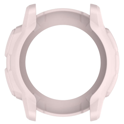 For Garmin Instinct 2X Armor Hollow Watch Protective Case(Light Pink) - Watch Cases by buy2fix | Online Shopping UK | buy2fix