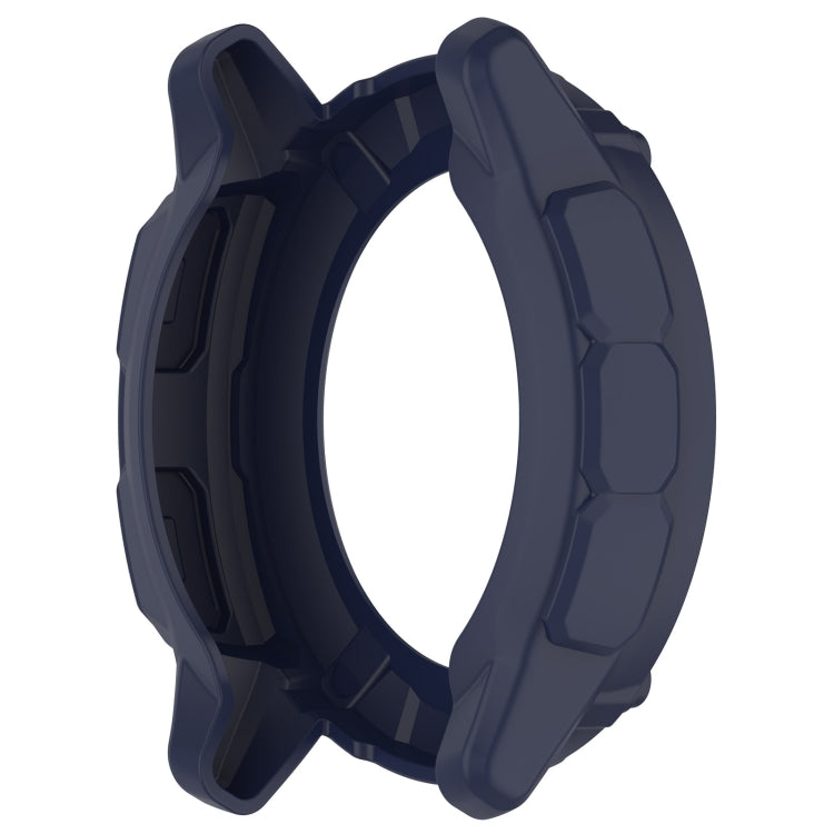 For Garmin Instinct 2X Armor Hollow Watch Protective Case(Midnight Blue) - Watch Cases by buy2fix | Online Shopping UK | buy2fix