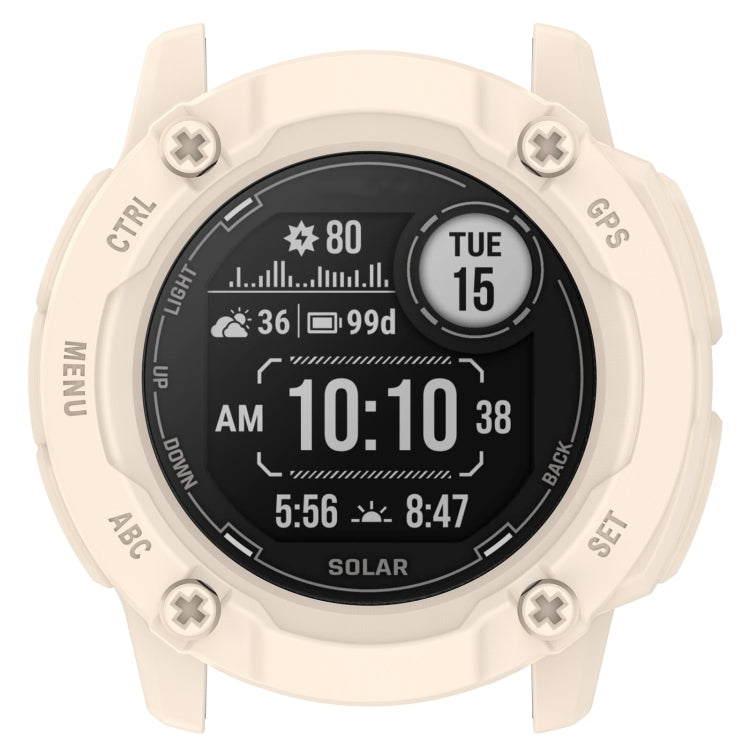 For Garmin Instinct 2X Armor Hollow Watch Protective Case(Starlight Color) - Watch Cases by buy2fix | Online Shopping UK | buy2fix