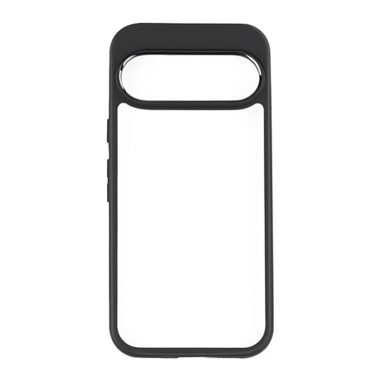 For Google Pixel 10 / 10 Pro Frosted TPU + Transparent PC Phone Case(Black) - Google Cases by buy2fix | Online Shopping UK | buy2fix