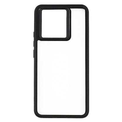 For Xiaomi Redmi K70 / K70S Frosted TPU + Transparent PC Phone Case(Black) - Xiaomi Cases by buy2fix | Online Shopping UK | buy2fix