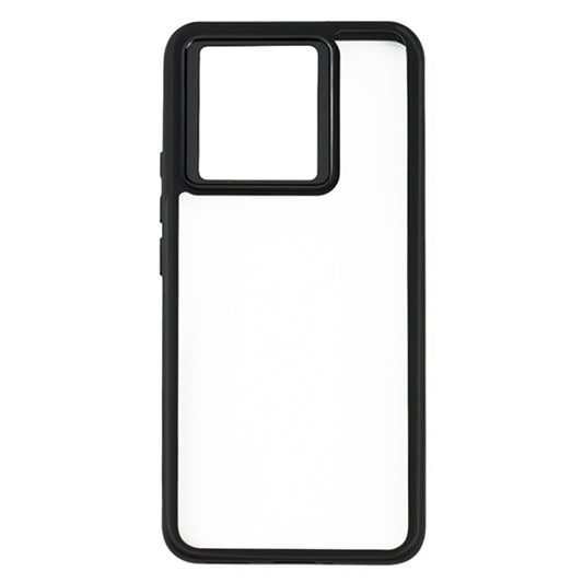 For Xiaomi Redmi K70 / K70S Frosted TPU + Transparent PC Phone Case(Black) - Xiaomi Cases by buy2fix | Online Shopping UK | buy2fix