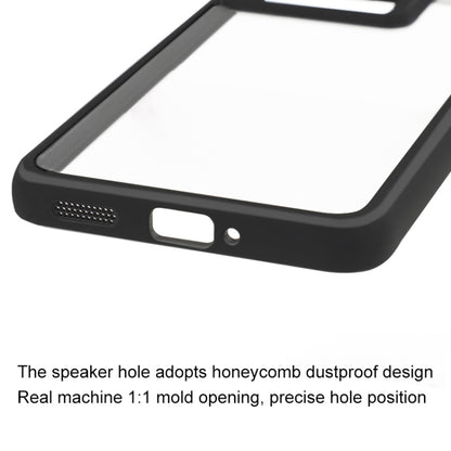 For Xiaomi Redmi K70 / K70S Frosted TPU + Transparent PC Phone Case(Black) - Xiaomi Cases by buy2fix | Online Shopping UK | buy2fix