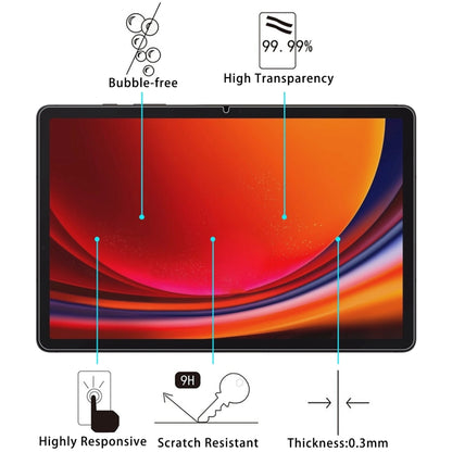 For Samsung Galaxy Tab S9 9H 0.3mm Explosion-proof Tempered Glass Film - Tab S9 Tempered Glass by buy2fix | Online Shopping UK | buy2fix