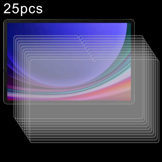 For Samsung Galaxy Tab S10+ 12.4 25pcs 9H 0.3mm Explosion-proof Tempered Glass Film
