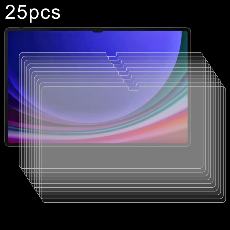 For Samsung Galaxy Tab S10 Ultra 14.6 25pcs 9H 0.3mm Explosion-proof Tempered Glass Film by buy2fix