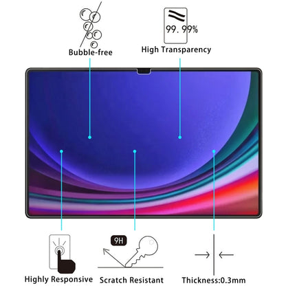 For Samsung Galaxy Tab S10 Ultra 14.6 25pcs 9H 0.3mm Explosion-proof Tempered Glass Film by buy2fix