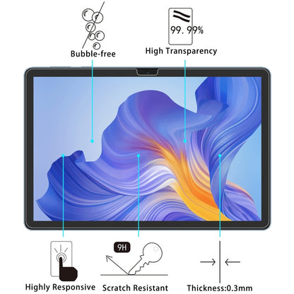 For Honor Pad Z5 10.1 2pcs 9H 0.3mm Explosion-proof Tempered Glass Film - Others by buy2fix | Online Shopping UK | buy2fix