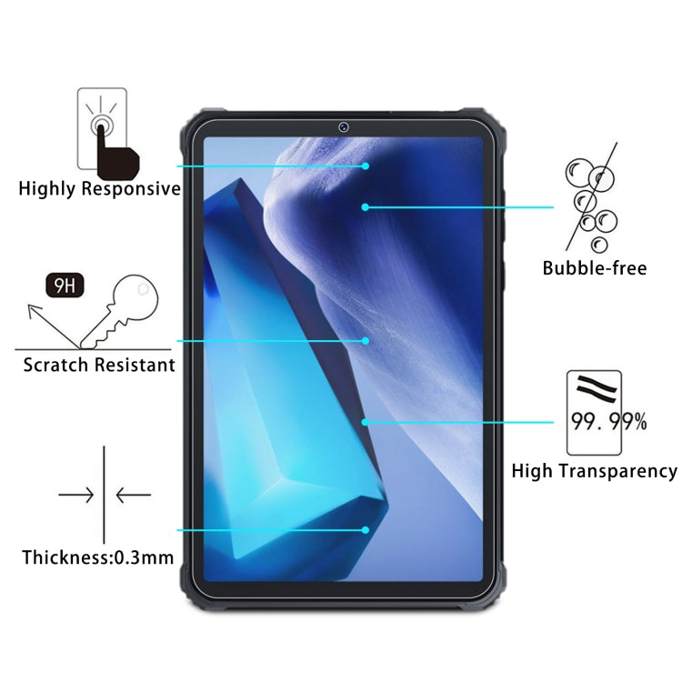 For Oukitel RT3 / RT3 Pro 2pcs 9H 0.3mm Explosion-proof Tempered Glass Film - Others by buy2fix | Online Shopping UK | buy2fix