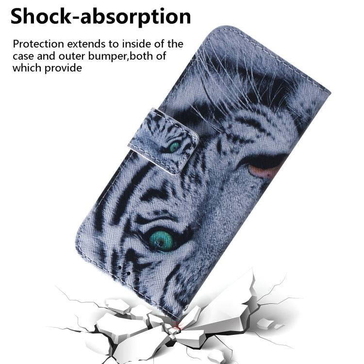 For Xiaomi Redmi K70E / Poco X6 Pro Coloured Drawing Flip Leather Phone Case(Tiger) - Xiaomi Cases by buy2fix | Online Shopping UK | buy2fix