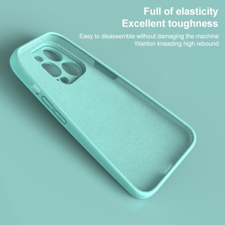 For iPhone 14 Pro Liquid Silicone Lens Holder Phone Case(Pink) - iPhone 14 Pro Cases by buy2fix | Online Shopping UK | buy2fix
