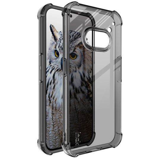 For Nothing Phone 2a 5G / 2a Plus imak Shockproof Airbag TPU Phone Case(Transparent Black) - Nothing Cases by imak | Online Shopping UK | buy2fix