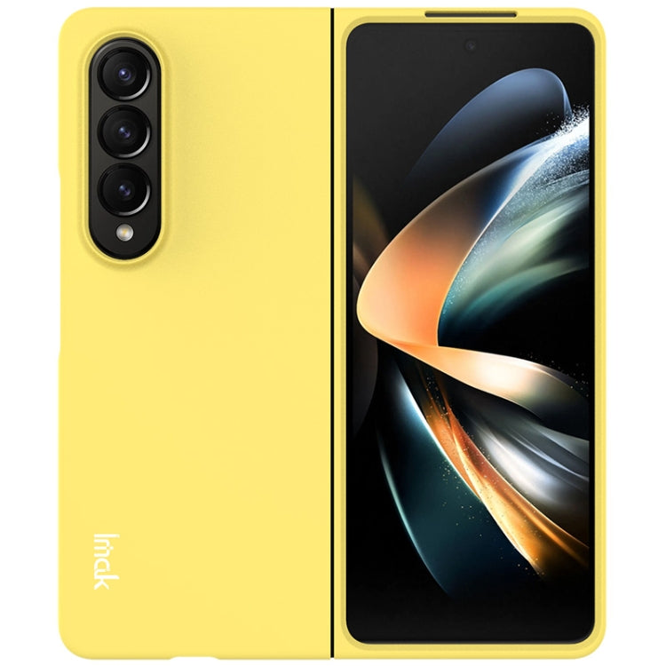 For Samsung Galaxy Galaxy Z Fold4 5G IMAK JS-2 Series Colorful PC Case(Yellow) by imak