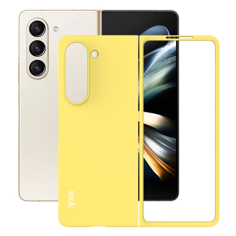 For Samsung Galaxy Galaxy Z Fold5 IMAK JS-2 Series Colorful PC Case(Yellow) by imak