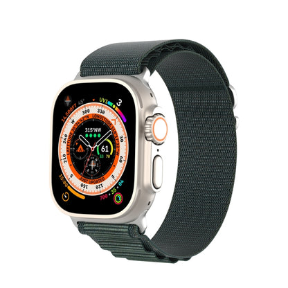For Apple Watch Ultra 49mm DUX DUCIS GS Series Nylon Loop Watch Band(Green) by DUX DUCIS
